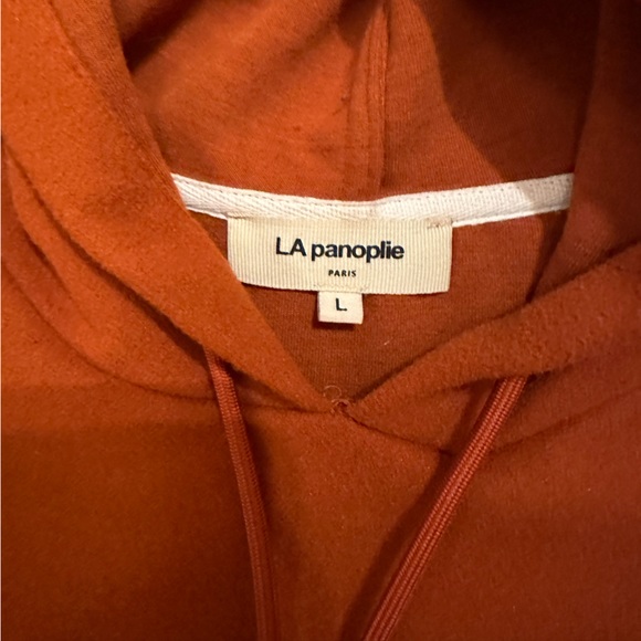 LA Panoplie Rust Orange Hoodie - Picture 4 of 4